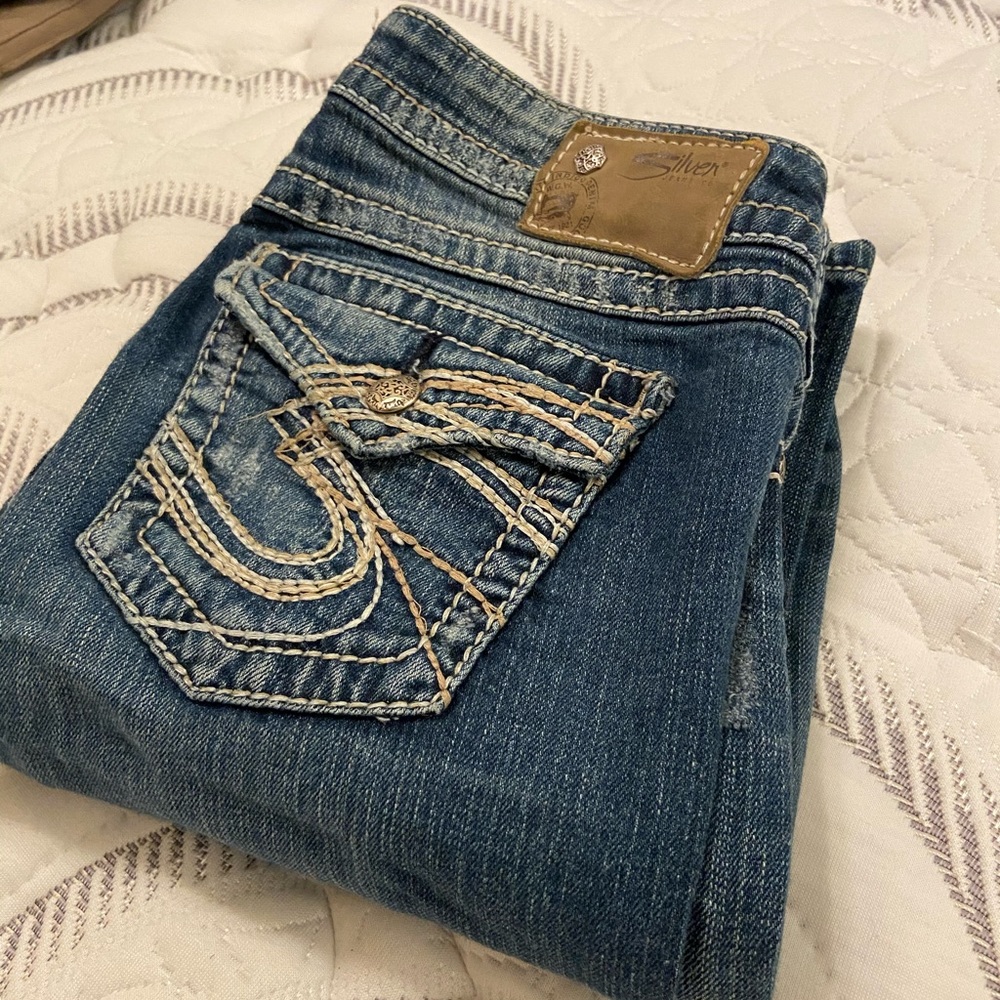 Silver pioneer jeans